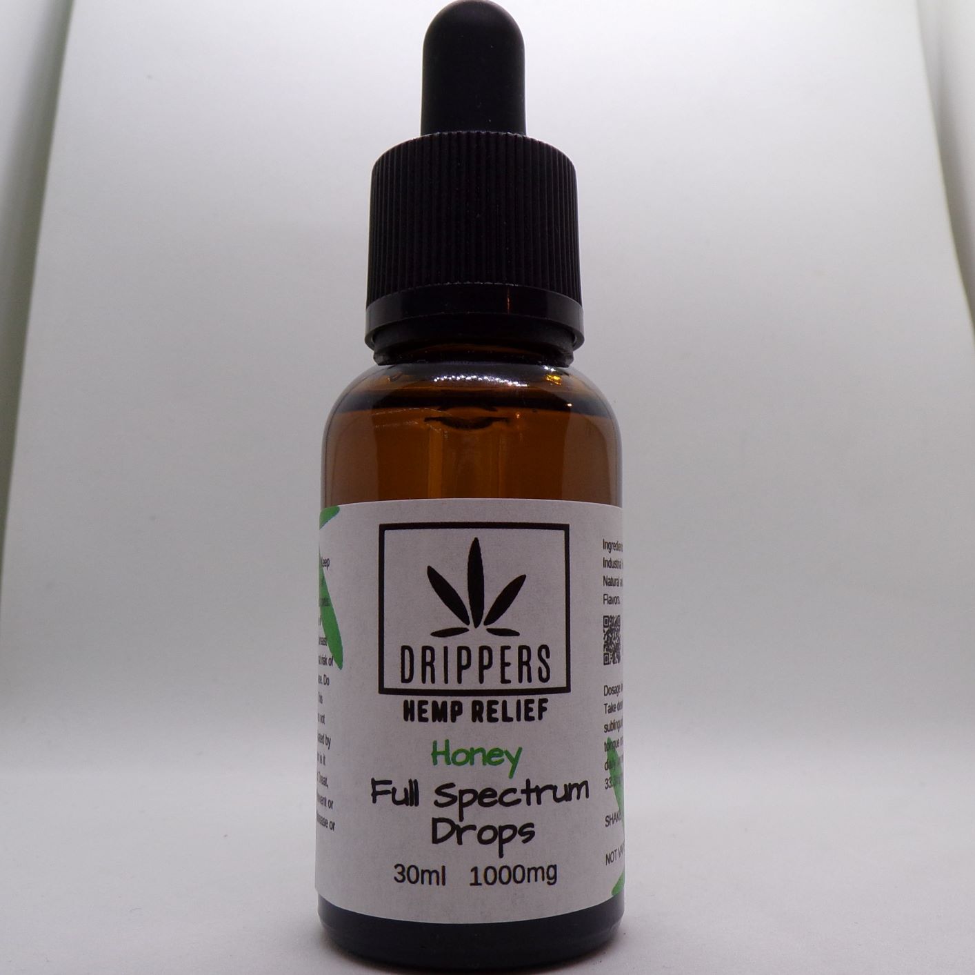 Honey Flavored CBD Oil | Full Spectrum Drops - 2000mg | Drippers CBD