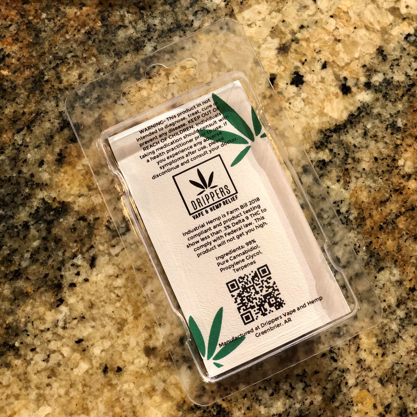 Isolate CBD Vape Cartridge - THC Free - Image 2