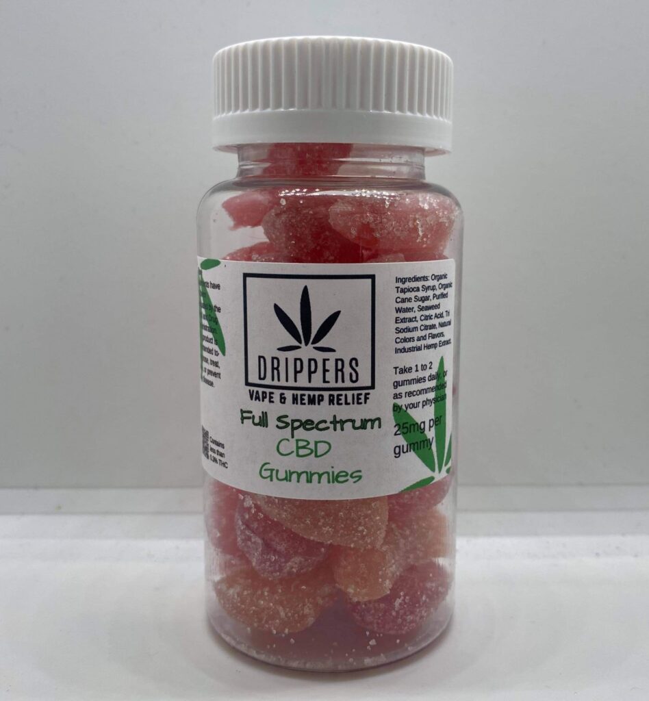 Full Spectrum Cbd Gummies 25mg 30ct Drippers Cbd 1155